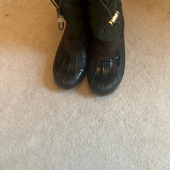 Tory Burch quilted duck boot 8 - Picture 5 of 6